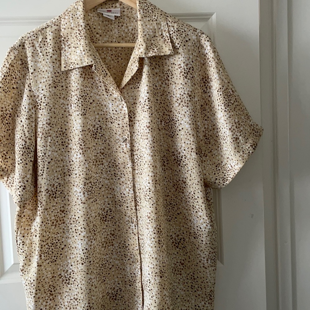 Courtenay Short Sleeved Blouse Size 1X